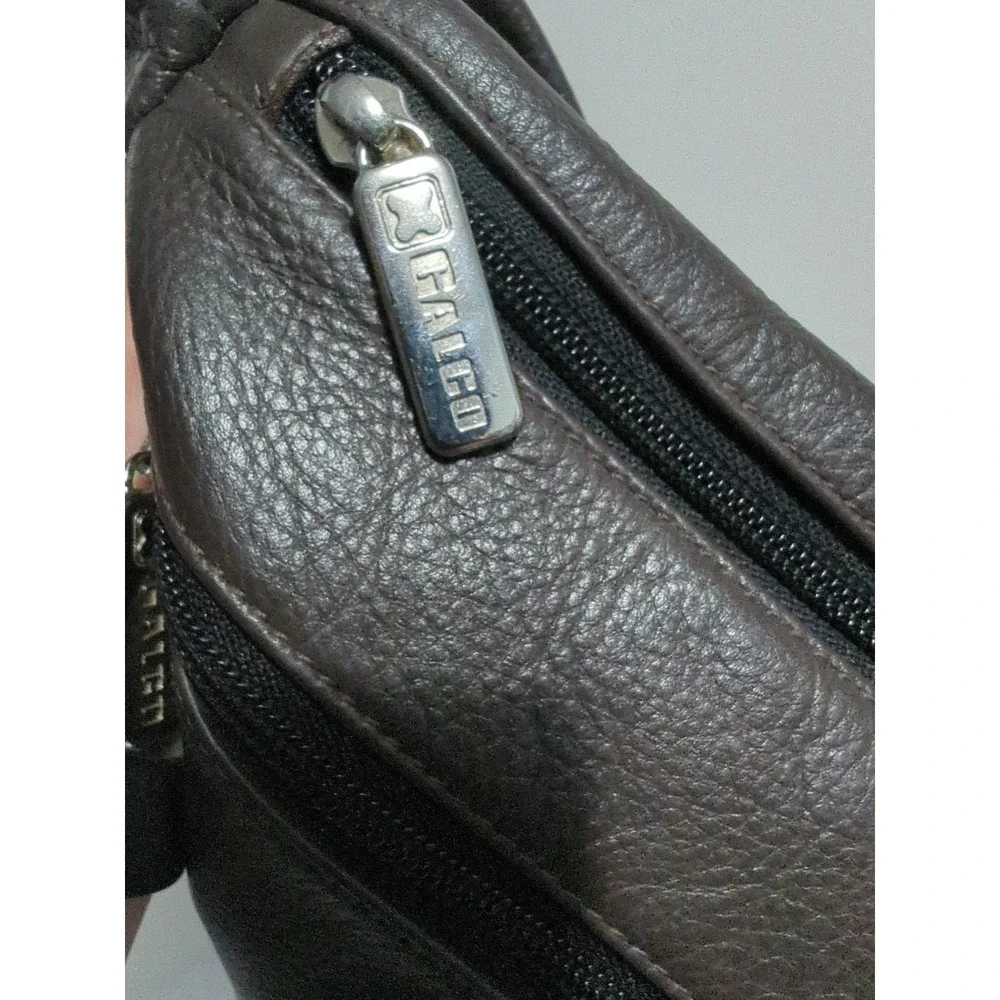 Galco Holster Carry Purse Brown Leather Concealed Shoulder Bag No Key
